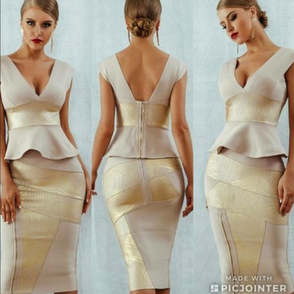 2 piece bandage outfit